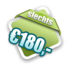 slechts €180,-